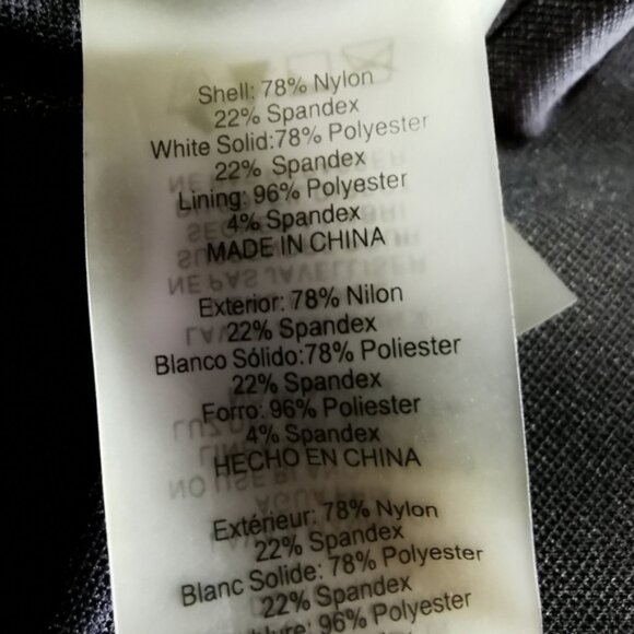 Bleu Rod Beattie Belted Black And White One Piece Swimsuit - Sz 12 - Picture 6 of 7